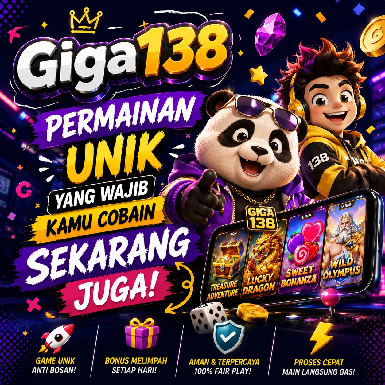 banner Giga138 : Permainan Unik Yang Wajib Kamu Cobain Sekarang Juga!